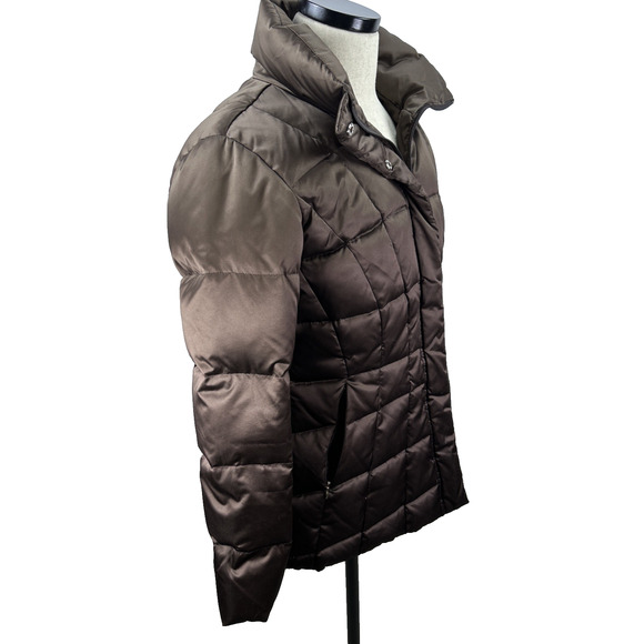 CALVIN KLEIN Women's Quilted Puffer Jacket 60/40 Duck/Waterfowl Feathers NO HOOD - Picture 7 of 16